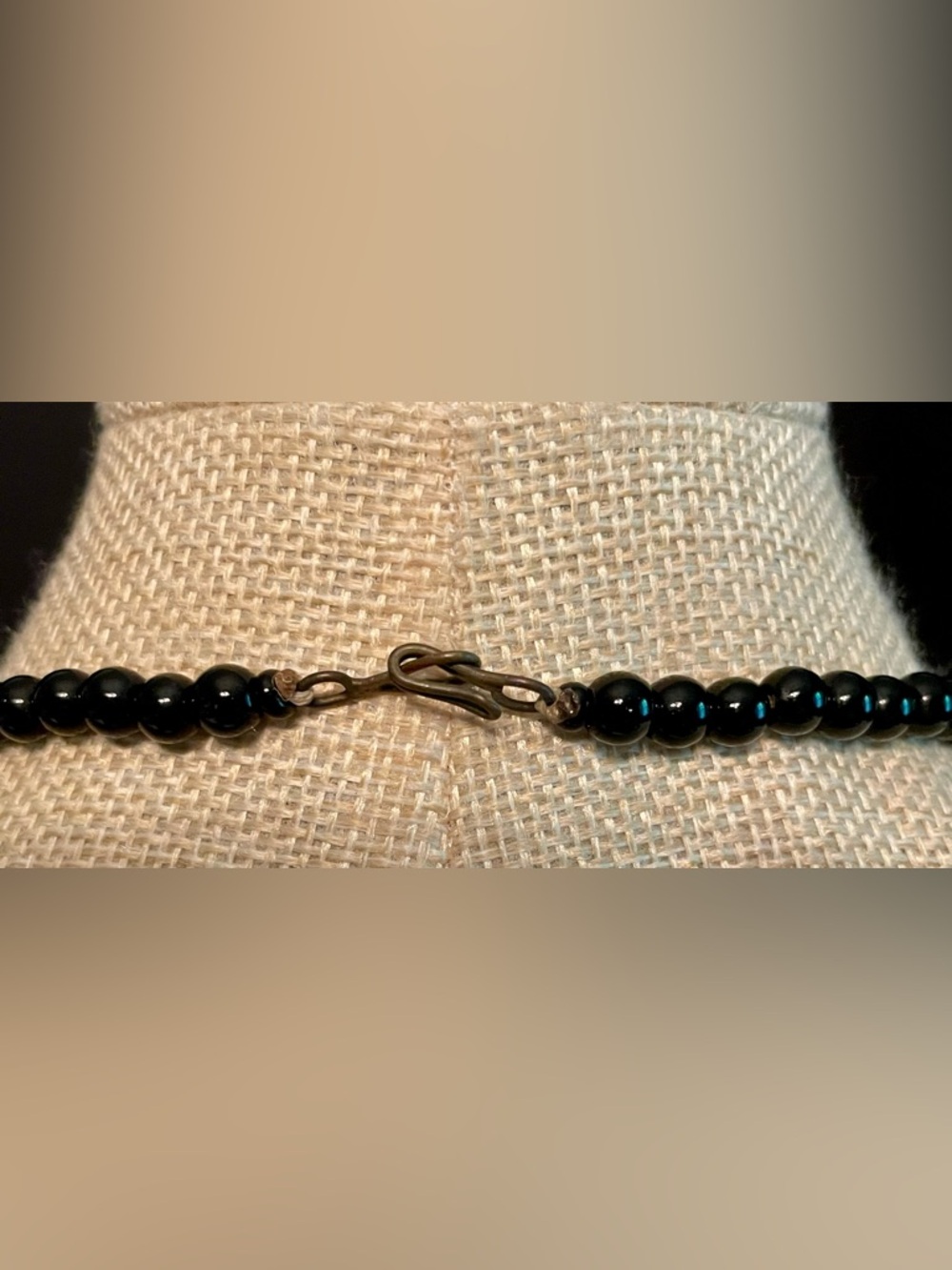 Ghanaian Glass Beaded Breastplate Necklace - Picture 4 of 6